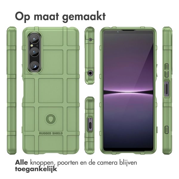 imoshion Rugged Shield Backcover Sony Xperia 1 V - Donkergroen