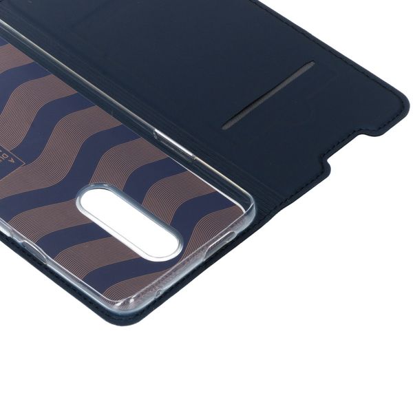 Dux Ducis Slim Softcase Bookcase OnePlus 7 Pro - Donkerblauw