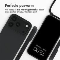 imoshion Siliconen hoesje met koord Apple iPhone 18 Pro / 17 Pro - Zwart