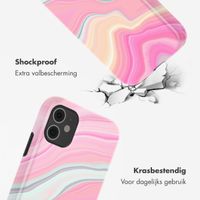 Selencia Vivid Tough Backcover iPhone 11 - Pastel Lipstick Marble