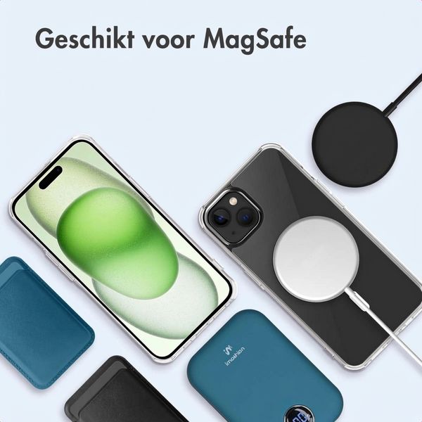 imoshion Protective Backcover met MagSafe Apple iPhone 15 Plus - Transparant