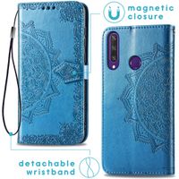 imoshion Mandala Bookcase Huawei Y6p - Turquoise