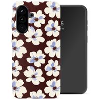 Selencia Vivid Backcover Samsung Galaxy A57 (5G) - Choco Flower Pop