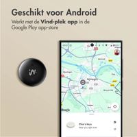 imoshion Wireless Tag - Bluetooth Tracker voor Android - 2 pack - Zwart