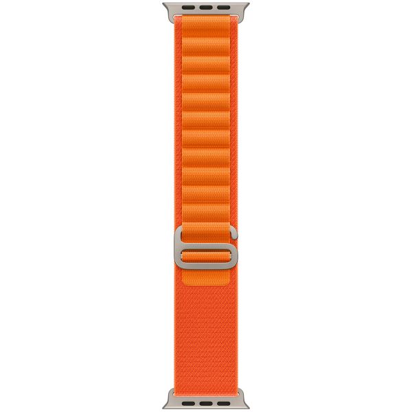 Apple Alpine Loop Band Apple Watch Series 1-10 / SE / Ultra (2) - 42/44/45/46/49 mm - Maat M - Oranje