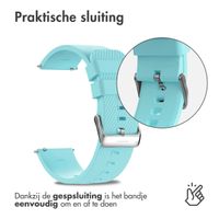 imoshion Flexibel Siliconen bandje  - Universeel 20 mm aansluiting - Lichtblauw