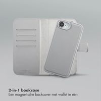Selencia Olyn Uitneembare Bookcase met MagSafe Apple iPhone 16e - Grijs