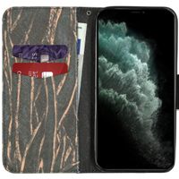 Design Softcase Bookcase iPhone 12 Pro Max - Wild Bladeren