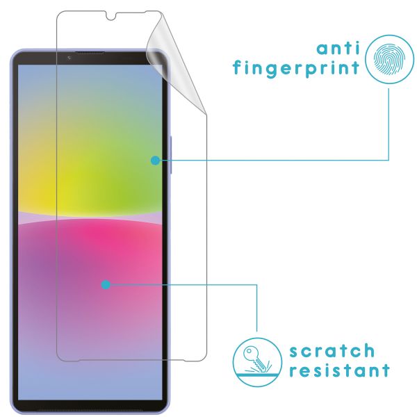 imoshion Screenprotector Folie 3 pack Sony Xperia 10 IV