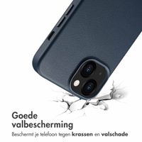 Accezz MagSafe Leather Backcover Apple iPhone 13 - Nightfall Blue