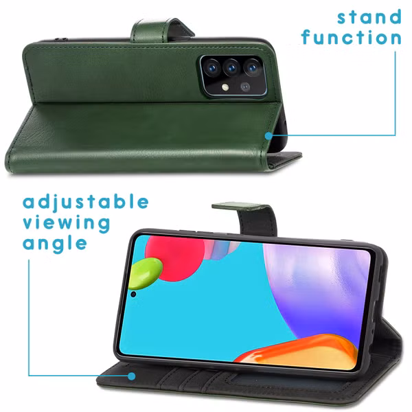 imoshion Luxe Bookcase Samsung Galaxy A52(s) (5G/4G) - Groen