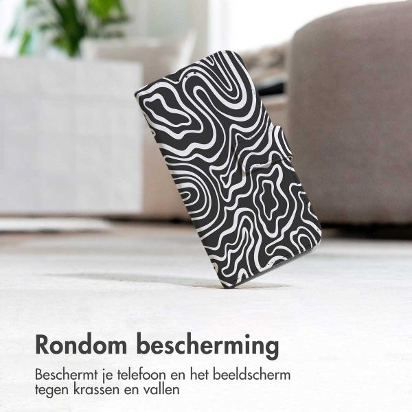 imoshion Design Bookcase Samsung Galaxy S10e - Black And White