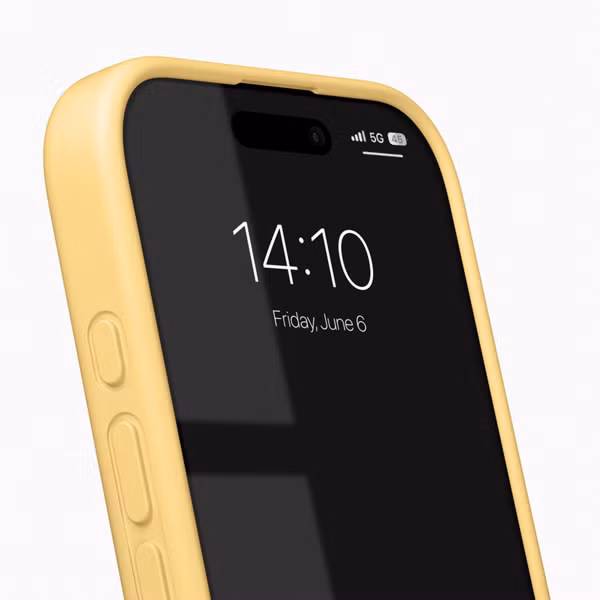 iDeal of Sweden Silicone Case Apple iPhone 16 - Soft Lemon