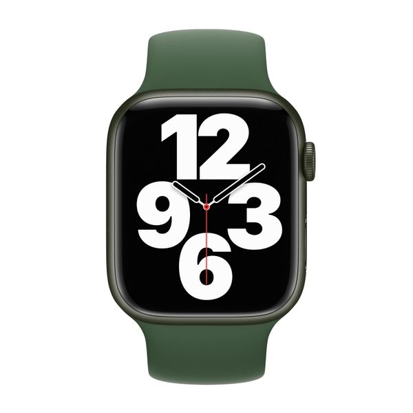 Apple Siliconen solobandje Apple Watch Series 1 - 11 / SE / Ultra (44/45/46/49 mm) - Maat 8 - Clover