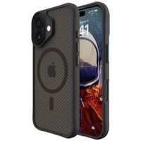 imoshion Rugged Hybrid Carbon Case met MagSafe Apple iPhone 16 - Zwart