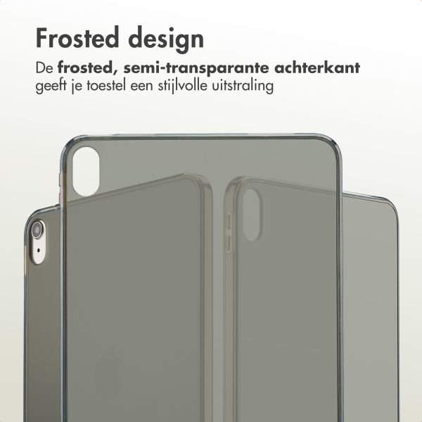 Accezz Frosted Backcover Apple iPad 11 (2025) 11 inch A16 / iPad 10 (2022) 10.9 inch - Zwart
