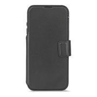 Decoded 2 in 1 Leather Detachable Wallet MagSafe Apple iPhone 17 Pro Max - Zwart