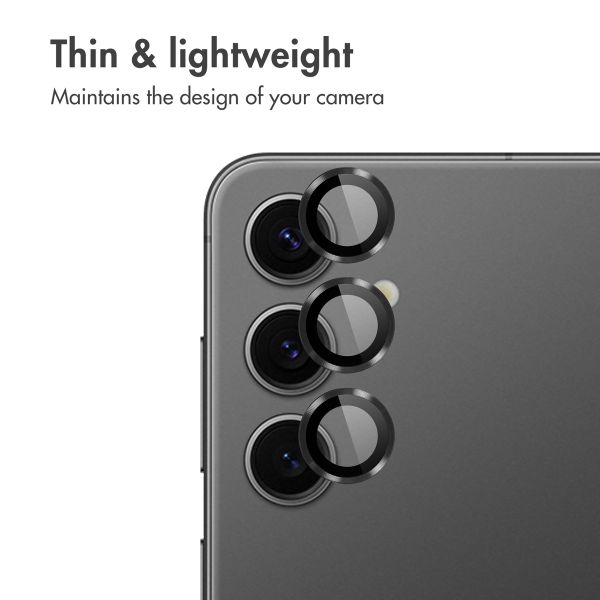 imoshion Camera Protector Glass 2-pack Samsung Galaxy S25 Plus - Black