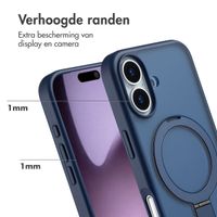 Accezz Ring Stand Backcover met MagSafe Apple iPhone 17 - Blauw
