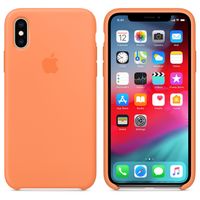 Apple Silicone Backcover Apple iPhone Xs / X - Papaya