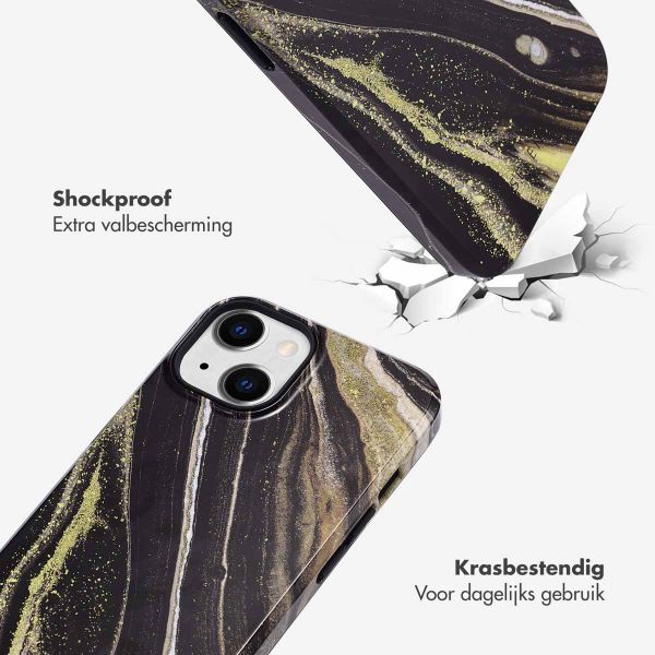 Selencia Vivid Tough Backcover iPhone 14 - Chic Marble