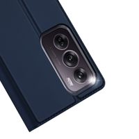 Dux Ducis Slim Softcase Bookcase Oppo Reno 12 Pro - Donkerblauw