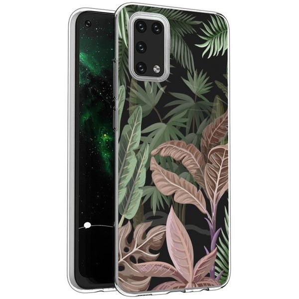 imoshion Design hoesje Samsung Galaxy A02s - Jungle - Groen / Roze