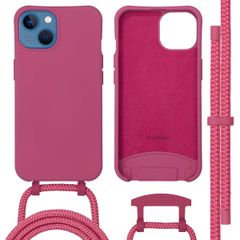 imoshion Color Backcover met afneembaar koord MagSafe Apple iPhone 13 - Raspberry