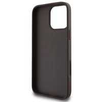 Guess Bottom Stripe 4G Backcover iPhone 16 Pro - Bruin