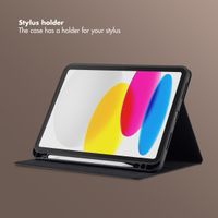 Selencia Riva Bookcase Apple iPad 11 (2025) 11 inch A16 / iPad 10 (2022) 10.9 inch - Black