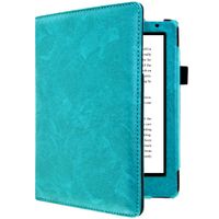 imoshion Luxe Effen Bookcase Kobo Aura H2O Edition 2 - Turquoise