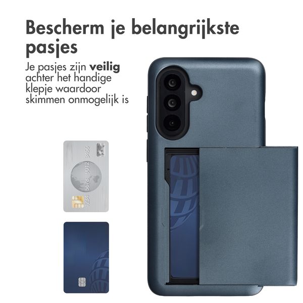 imoshion Backcover met pasjeshouder Samsung Galaxy A37 (5G) - Donkerblauw