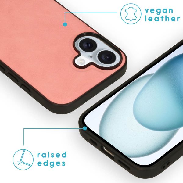 imoshion Uitneembare 2-in-1 Luxe Bookcase Apple iPhone 16 - Roze