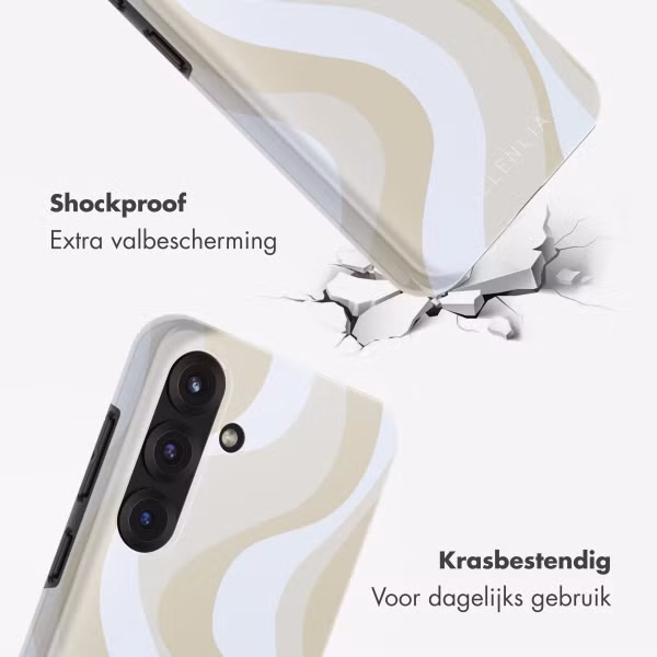 Selencia Vivid Backcover Samsung Galaxy S25 - Desert Waves Beige