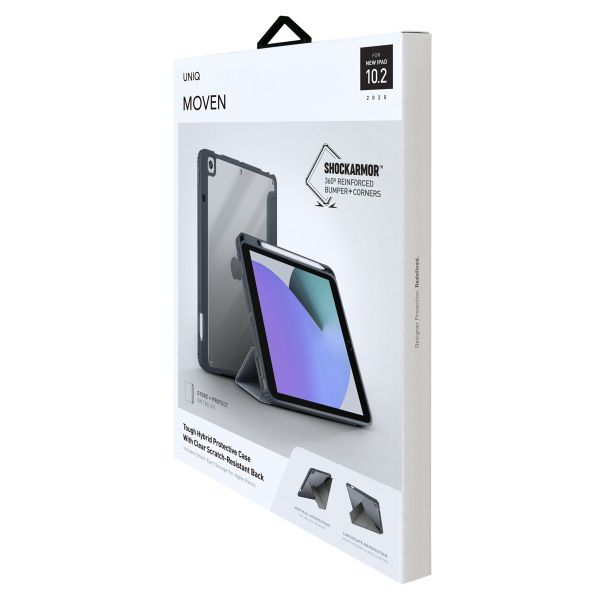 Uniq Moven Case Apple iPad 9 (2021) 10.2 inch / iPad 8 (2020) 10.2 inch / iPad 7 (2019) 10.2 inch - Grey
