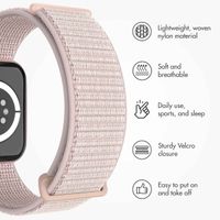 imoshion Nylon Strap Apple Watch | 44/45/46/49 mm - Light Pink