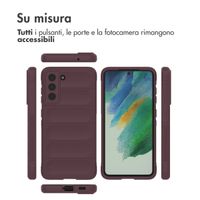 imoshion EasyGrip Backcover Samsung Galaxy S21 FE - Aubergine