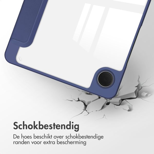 imoshion Trifold Hardcase Bookcase Samsung Galaxy Tab A11 Plus - Donkerblauw