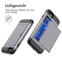 imoshion Backcover met pasjeshouder Apple iPhone SE (2022 / 2020) / 8 / 7 - Grijs