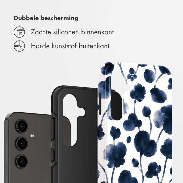 Selencia Vivid Backcover Samsung Galaxy S24 FE - Midnight Blossom