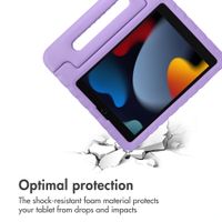 imoshion Kids-Proof Back Cover with Handle Apple iPad 9 (2021) 10.2 inch / iPad 8 (2020) 10.2 inch / iPad 7 (2019) 10.2 inch - Lila