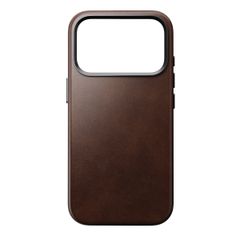 Nomad Traditional Horween Leather Backcover met MagSafe Apple iPhone 17 Pro - Rustic Brown