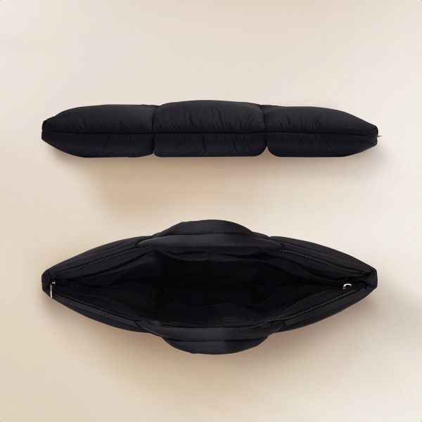 Selencia Vaya Puffy Laptoptas 16 inch - Midnight Black