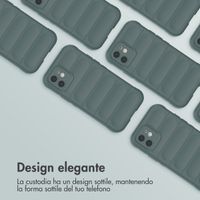 imoshion EasyGrip Backcover Apple iPhone 12 - Donkergroen
