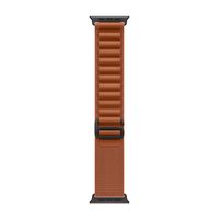 Apple Alpine Loop Band Apple Watch Series 1 - 11 / SE / Ultra (44/45/46/49 mm) - Maat S - Terracotta / Black Titanium