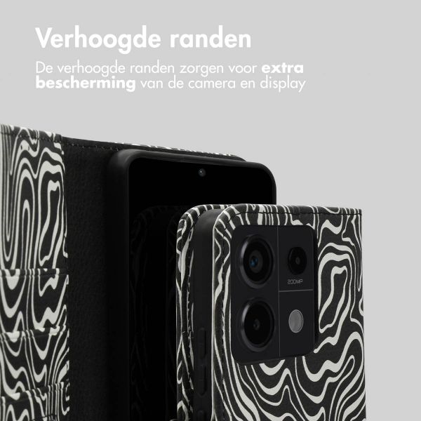 imoshion Design Bookcase Xiaomi Redmi Note 13 Pro (5G) / Poco X6 - Black And White