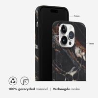 Selencia Aurora Fashion Backcover Apple iPhone 14 Pro - Onyx Black Marble