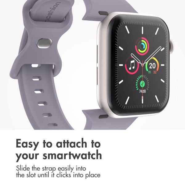imoshion Silicone⁺ Strap Apple Watch | 38/40/41/42 mm - Size S/M - Lavender