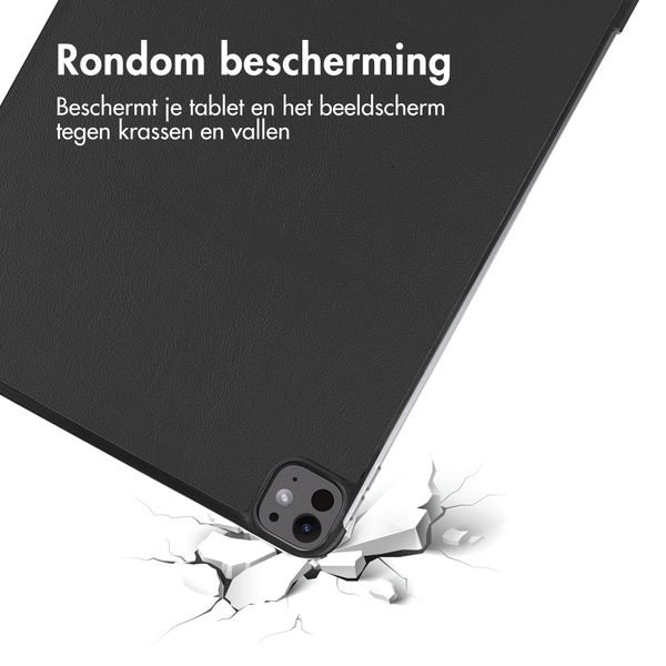 imoshion Trifold Bookcase Apple iPad Pro 13 (2024) M4 - Zwart