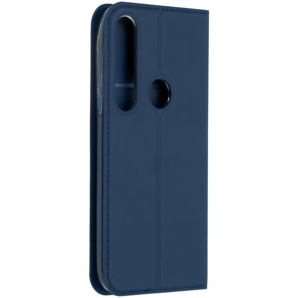 Dux Ducis Slim Softcase Bookcase Motorola Moto G8 Plus - Donkerblauw